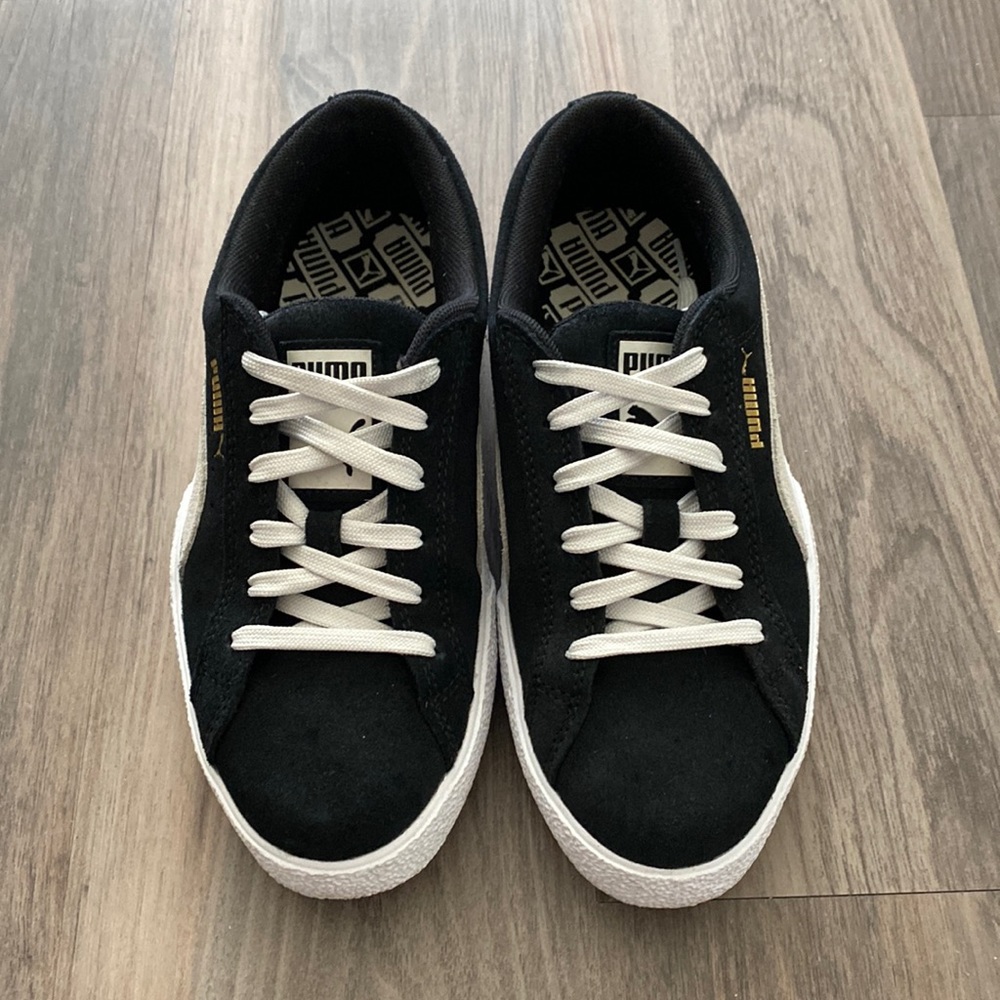 Puma Black Suede sneakers